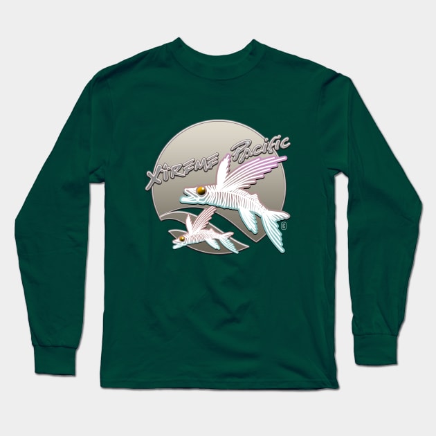 XtremePacific Flying Fish Long Sleeve T-Shirt by XtremePacific